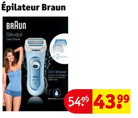 Offre: Épilateur Braun