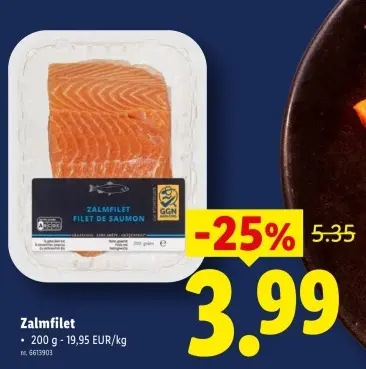 Promotie: Zalmfilet