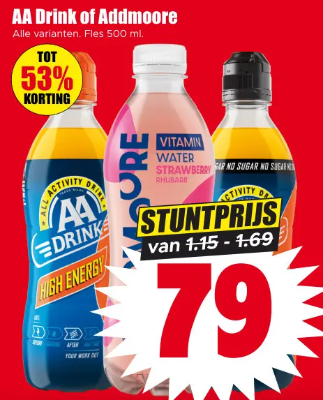 Aanbieding: AA Drink or Addmoore
