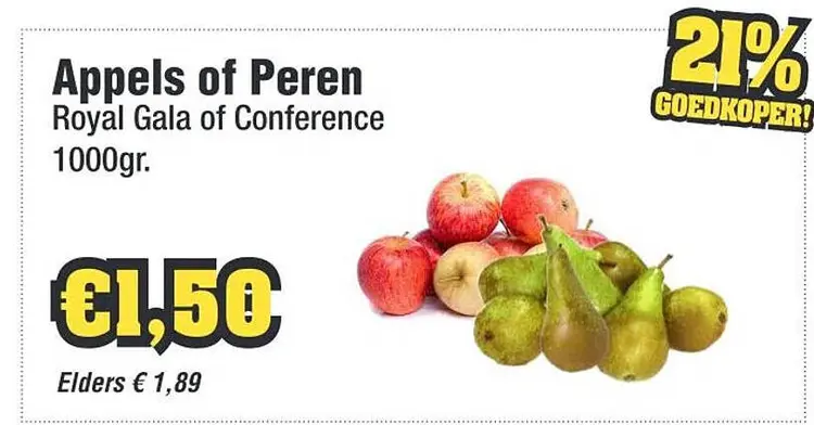 Aanbieding: Appels of Peren