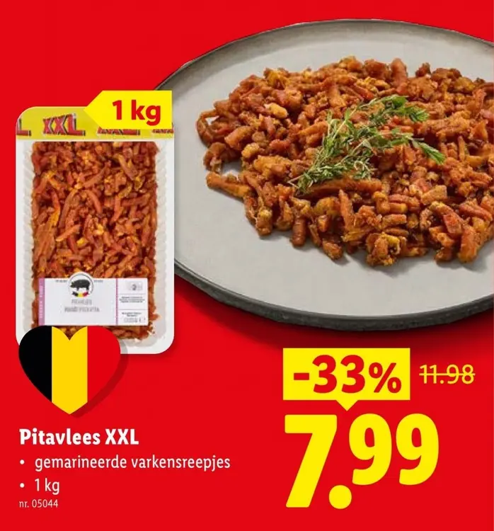 Promotie: Pitavlees XXL
