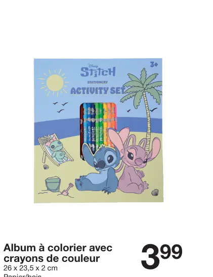 Offre: Album à colorier avec crayons de couleur