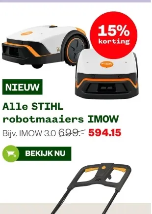 Aanbieding: Robotmaaiers IMOW