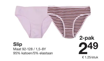 Promotie: Slip