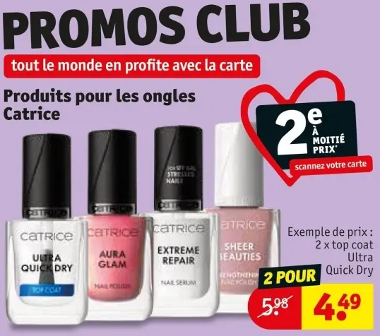 Offre: Produits pour les ongles