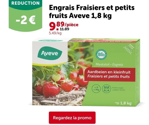 Offre: Engrais Fraisiers et petits fruits