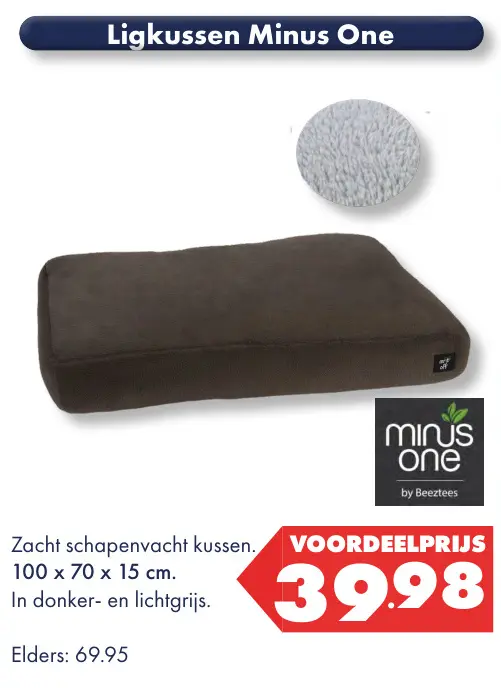 Aanbieding: Ligkussen Minus One