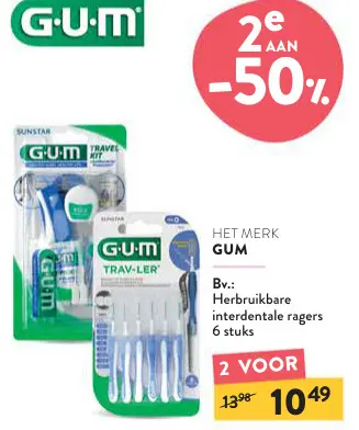 Promotie: Herbruikbare interdentale ragers