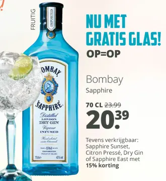 Aanbieding: Bombay Sapphire