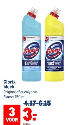 Aanbieding: Glorix bleek