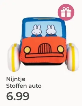 Aanbieding: Nijntje Stoffen auto