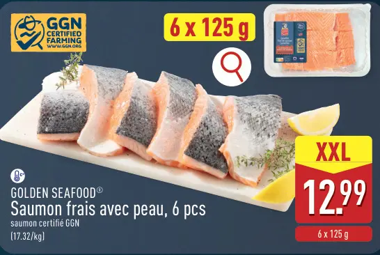 Offre: Saumon frais avec peau