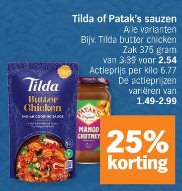 Aanbieding: Sauzen
