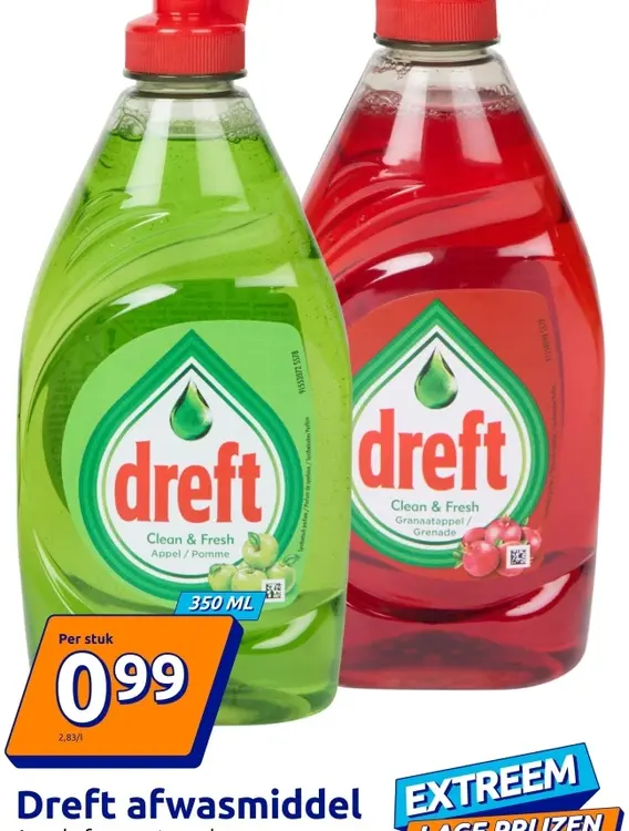 Promotie: Dreft afwasmiddel
