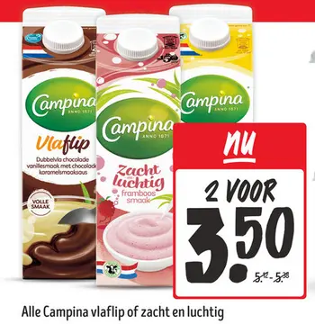 Aanbieding: Campina kwark of yoghurt