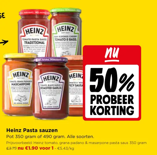 Promotie: Pasta sauzen
