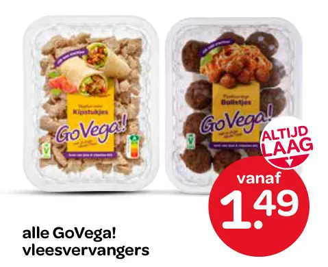 Aanbieding: GoVega! vleesvervangers