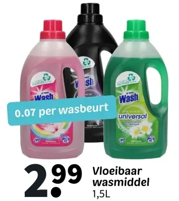 Promotie: Vloeibaar wasmiddel