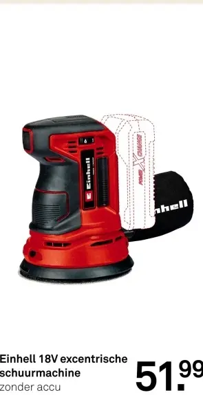 Aanbieding: excentrische schuurmachine