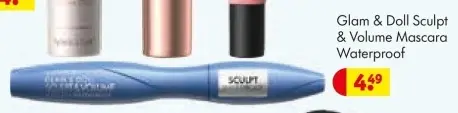 Aanbieding: Glam & Doll Sculpt & Volume Mascara Waterproof