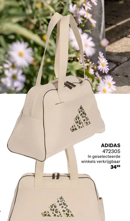 Aanbieding: Adidas Leo Bowling Tas Beige