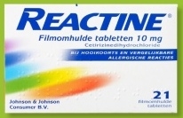 Aanbieding: Reactine Anti histamine 10mg 21 tabletten