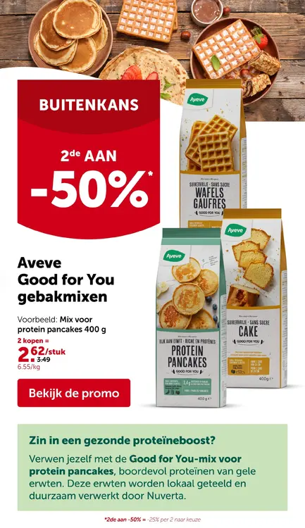 Promotie: Aveve Good for You gebakmixen