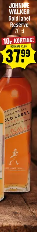 Aanbieding: Johnnie Walker Gold Label Reserve Whisky 70 cl