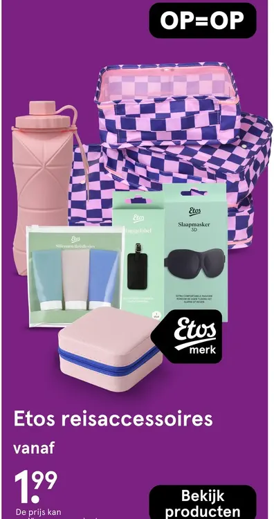 Aanbieding: Etos reisaccessoires
