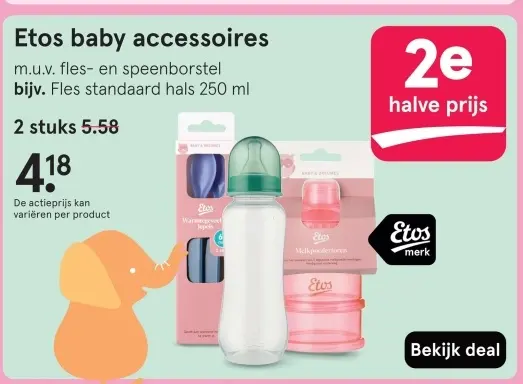 Aanbieding: Etos baby accessoires