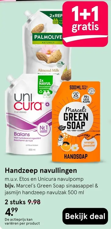 Aanbieding: Handzeep navullingen