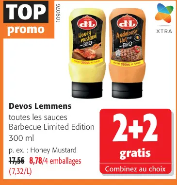 Offre: Devos Lemmens toutes les sauces Barbecue Limited Edition
