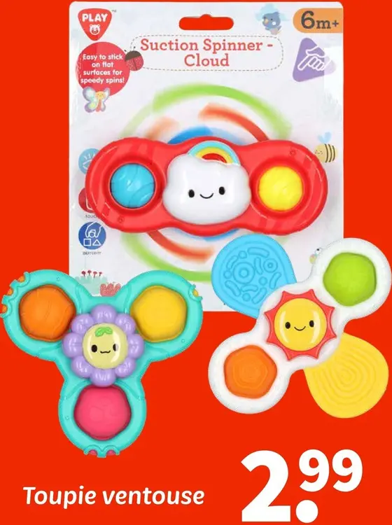 Offre: Play Toupie ventouse