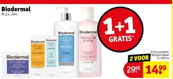 Aanbieding: Biodermal Skincare Products