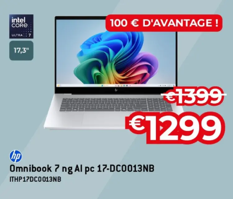Offre: Omnibook 7 ng Al pc 17-DC0013NB