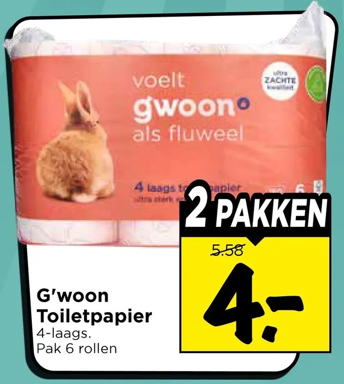 Aanbieding: Toiletpapier