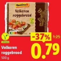 Aanbieding: Tastino Volkoren roggebrood