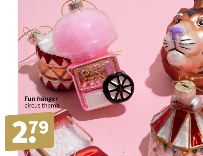 Promotie: Fun hanger circus thema