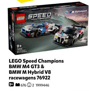 Aanbieding: LEGO Speed Champions BMW M4 GT3 & BMW M Hybri
