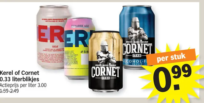 Promotie: Kerel of Cornet