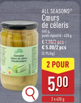 Offre: Cœurs de céleris