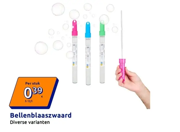 Promotie: Bellenblaaszwaard