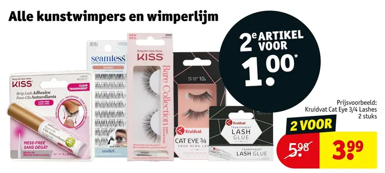 Aanbieding: Alle kunstwimpers en wimperlijm