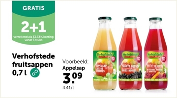 Aanbieding: Verhofstede fruitsappen