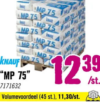 Aanbieding: Machinepleister MP 75 E 25 kg