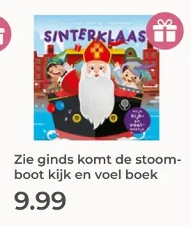 Aanbieding: Zie ginds komt de stoom-boot kijk en voel boek