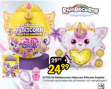 Aanbieding: Rainbocorns Fairycorn Princess Surprise 