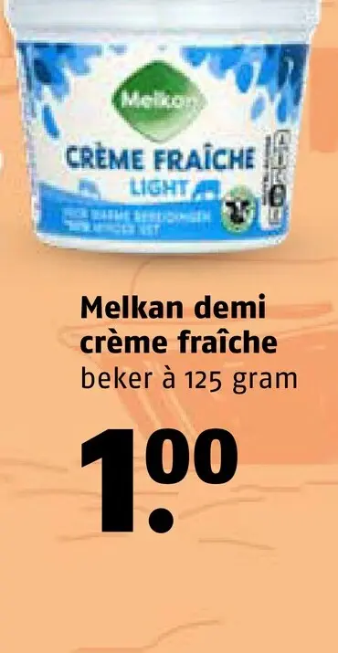 Aanbieding: Melkan demi crème fraîche