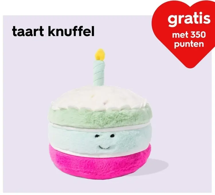 Promotie: Taart knuffel