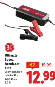 Aanbieding: Ultimate Speed Acculader auto